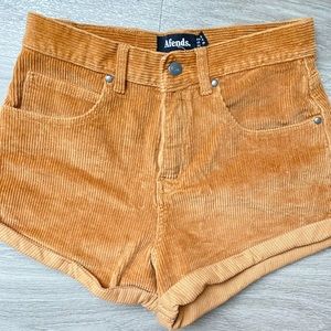 Princess Polly corduroy high waisted shorts